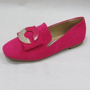 Mokasyny damskie na płaskim (36-41) ABC206 FUSHIA