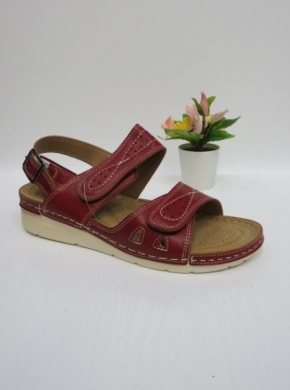 Sandały damskie na koturnie (36-41) KH1103 RED
