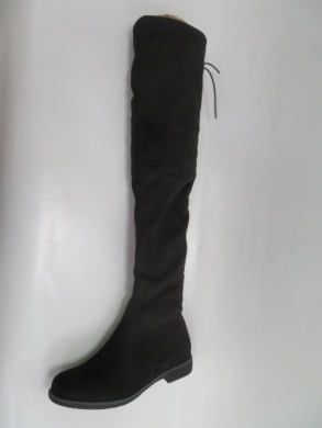 Kozaki damskie jesienne na płaskim (36-41) A26 BLACK