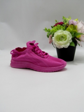 Buty sportowe damskie na płaskim (36-41) TA204 FUSHIA