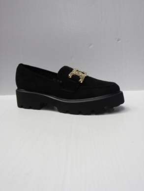 Mokasyny damskie na płaskim (36-41) YDF-10 BLACK
