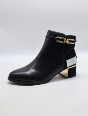 Botki damskie ocieplane na obcasie (36-41) K6507-1