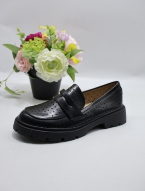 Mokasyny damskie na płaskim (36-41) R101 BLACK
