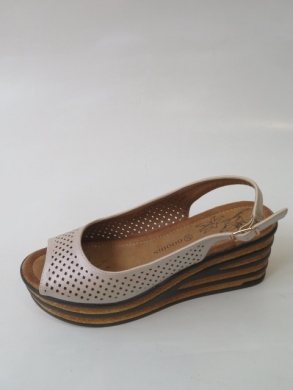 Sandały Damskie na koturnie (36-41) FL1041A BEIGE