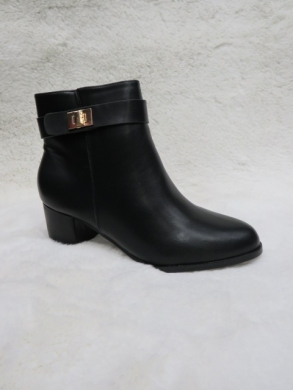 Botki damskie ocieplane na obcasie (36-41) JX363 BLACK