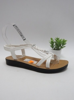 Sandały damskie na płaskim (36-41) FY6960 WHITE