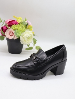 Półbuty damskie na obcasie (36-41) CHC367 BLACK