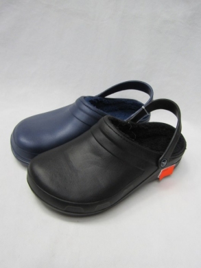 Kroksy męskie ocieplane (41-46) WK302 BLACK/NAVY