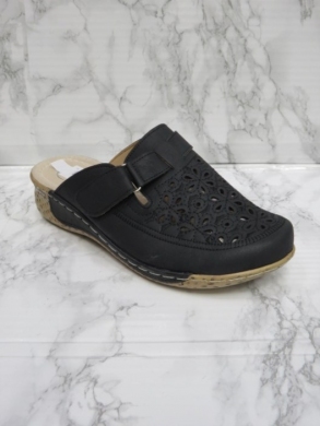 Klapki damskie na koturnie (39-43) DJ6-13 BLACK