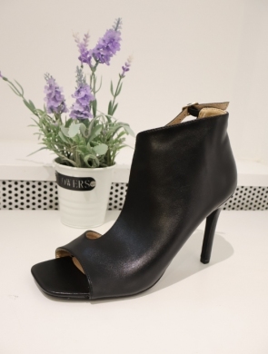 Sandały damskie na szpilce (36-41) 99-01 BLACK