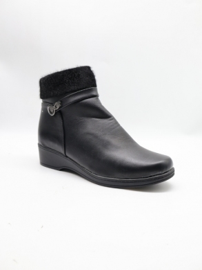 Botki damskie ocieplane na koturnie (36-42) FX2232 BLACK