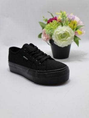Trampki damskie na płaskim (36-41) 7SP727-LS BL/BL