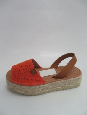 Sandały damskie na koturnie (36-41) Y666 ORANGE
