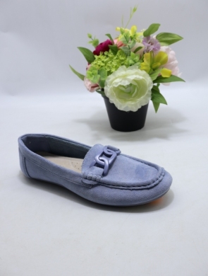Mokasyny damskie na płaskim (37-42) H2301-7 L.BLUE
