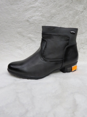 Botki damskie ocieplane na obcasie (36-41) 61706 GREY