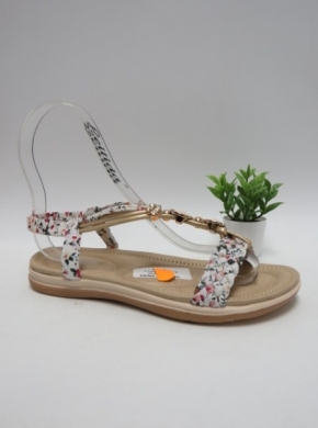 Sandały damskie na płaskim (36-41) FY6906 WHITE