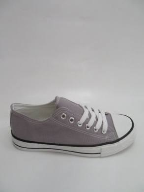 Trampki damskie na płaskim (36-41) 8A07 GREY