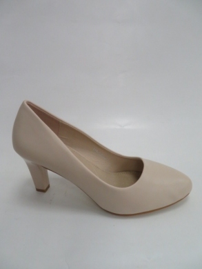 Czółenki damskie na obcasie (36-41) LE-506 BEIGE