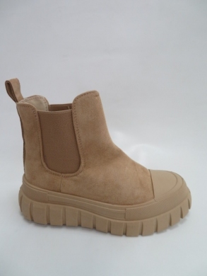 Botki damskie jesienne na płaskim (36-41) 2038 CAMEL