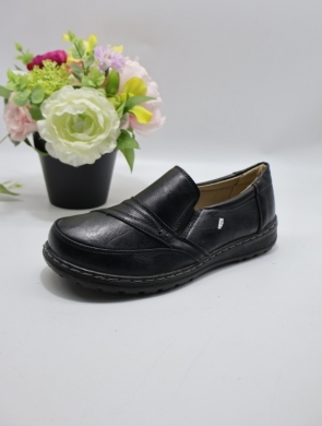 Półbuty damskie na płaskim (36-42) 22T43-1 BLACK