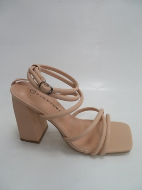 Sandały Damskie na obcasie (36-41) UC-85 BEIGE