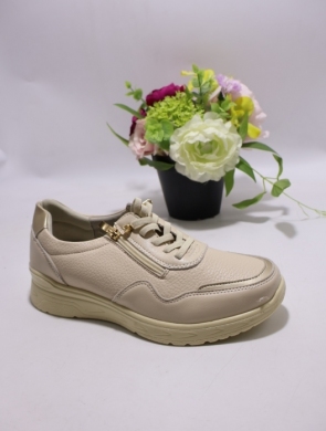 Buty sportowe damskie na płaskim (36-41) BK616 BEIGE