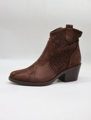Botki damskie na płaskim (36-41) H260 BROWN