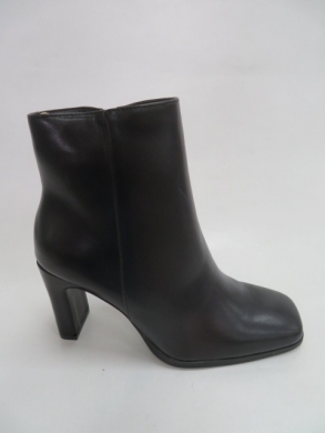 Botki damskie jesienne na obcasie (36-41) 9026-C302P BLACK