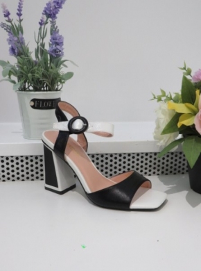 Sandały damskie na obcasie (36-41) X8192 BLACK
