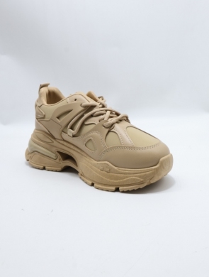 Sneakersy damskie (36-41) 8931 KHAKI