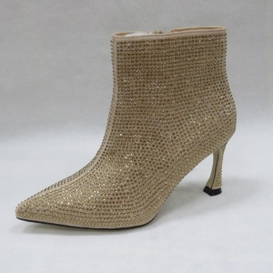 Botki damskie jesienne na szpilce (36-41) 3617 GOLD