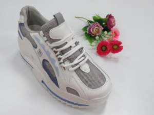 Buty sportowe damskie na płaskim (36-41) A34 WH/BLUE