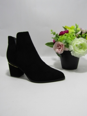 Botki damskie na obcasie (36-41) R626 BLACK