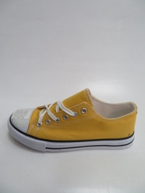 Trampki damskie na płaskim (36-41) WQ-801 YELLOW