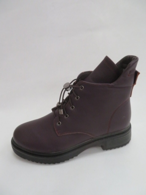 Botki damskie jesienne na płaskim (36-41) AK229-9 PURPLE
