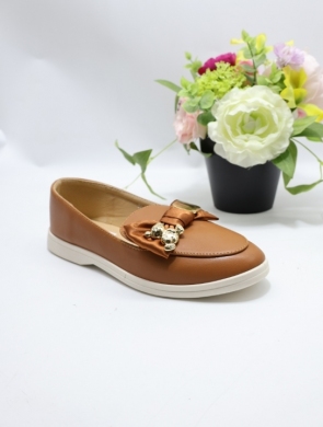 Mokasyny damskie na płaskim (36-41) DH-1145 CAMEL
