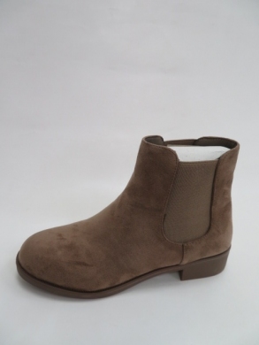 Botki damskie jesienne na płaskim (36-41) LE-521 KHAKI