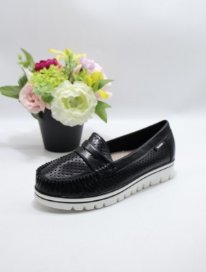 Mokasyny damskie na płaskim (36-41) HJJ-01 BLACK