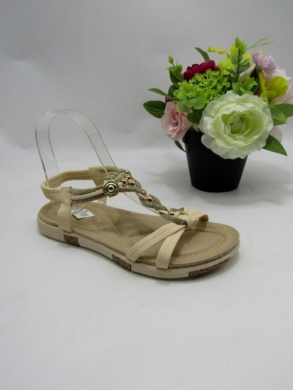 Sandały damskie na płaskim (36-41) C513 BEIGE