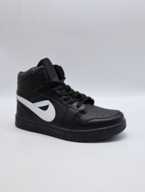 Buty sportowe młodzieżowe (36-41) D90H-7 ALLBLACK/WH