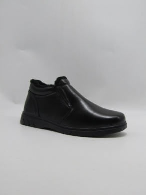 Botki męskie ocieplane (40-46) 31115-1 BLACK