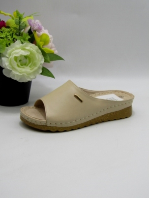 Klapki damskie na płaskim (36-41) 7AA233 BEIGE