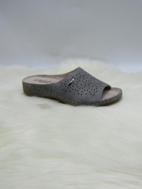 Klapki damskie na płaskim (36-41) 0649 GREY