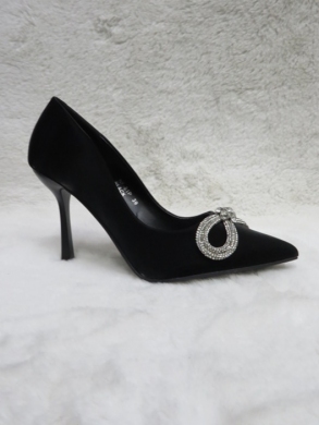 Czółenki damskie na szpilce (36-41) NF81 BLACK