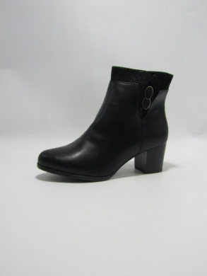 Botki damskie ocieplane na obcasie (36-41) A686 BLACK