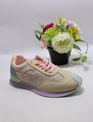 Buty sportowe damskie na płaskim (36-41) WX-186 PINK