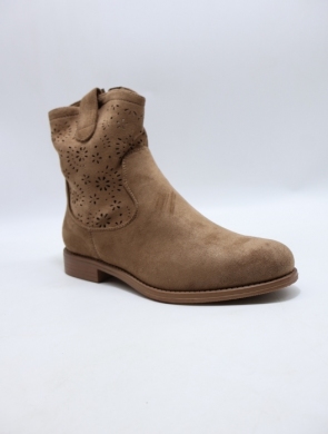 Botki damskie na płaskim (36-41) H203-5 COFFE