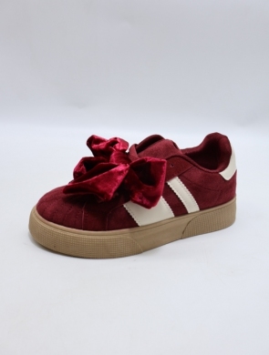 Buty sportowe damskie na płaskim (36-41) WX-182 WINE