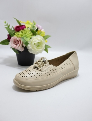 Półbuty damskie na płaskim (39-43) DTA2-01 BEIGE