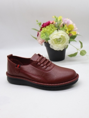 Półbuty damskie na płaskim (36-42) 25107-7 RED